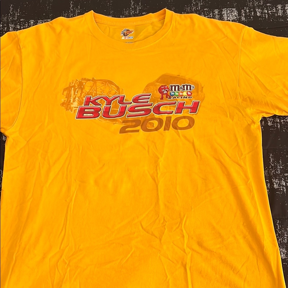 Kyle Busch 2010 Yellow Graphic Tee